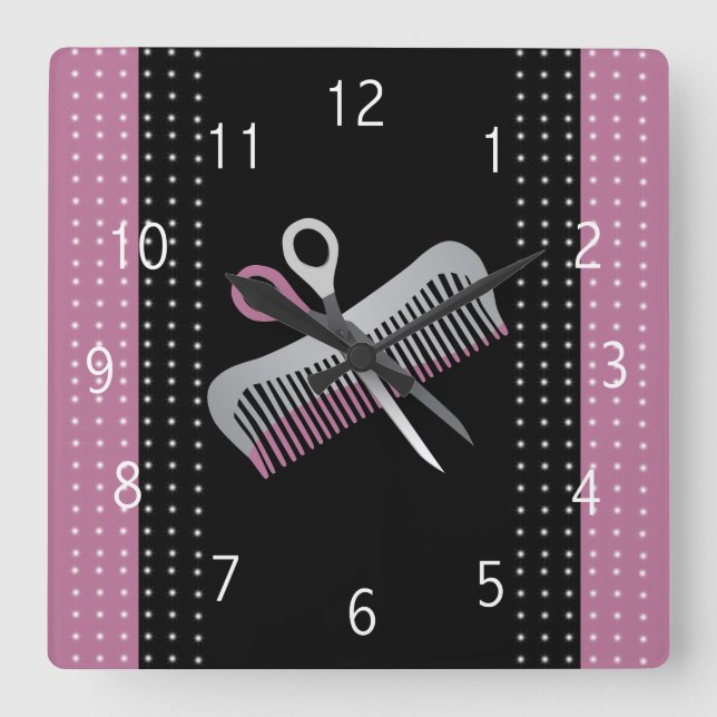 Hair salon clock (Front)