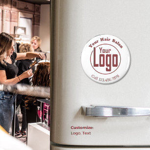 Hair Salon CTA Call Promotional Phone Number Colou Magnet