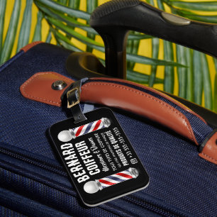 Hair salon decoration luggage tag