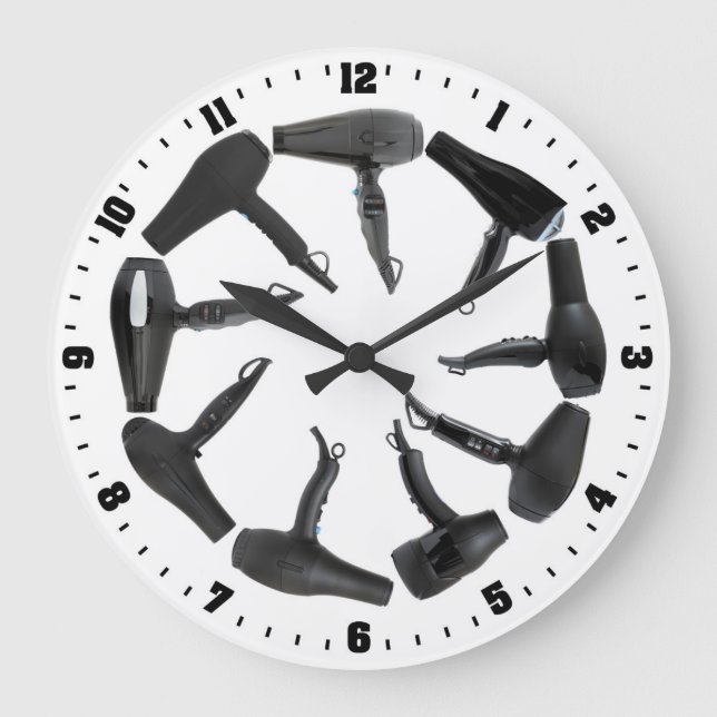 Hair Salon Decorative Wall Clock (Front)