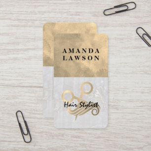 Hair Salon Logo Beauty Haircuts Business Card