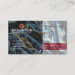 Hair salon professional business card