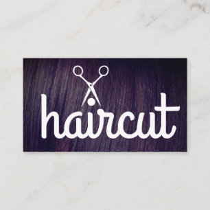 Hair Salon Shears Business Card