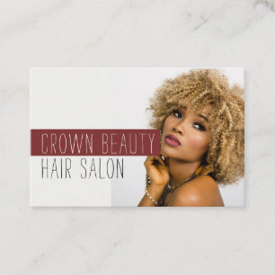 Hair Salon Spa Beauty Business Card