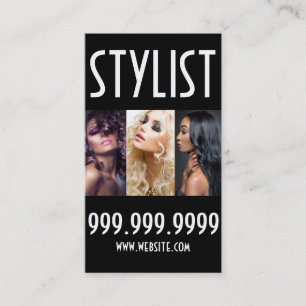 Hair Salon Stylist Barber Shop Beauty Business Card