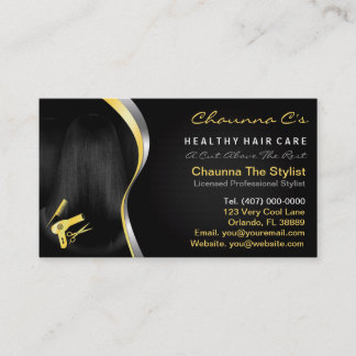 Hair Salon Stylist Beautician Appointment Card