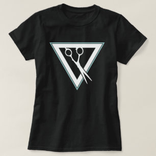 hair scissors triangle T-Shirt