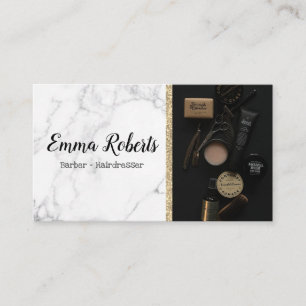 Hair Shop Scissors Hairdressing Salon Barber Shop Business Card