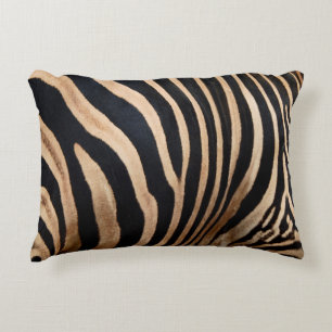 hair skin of zebraskin,animal,background,black,bod decorative cushion