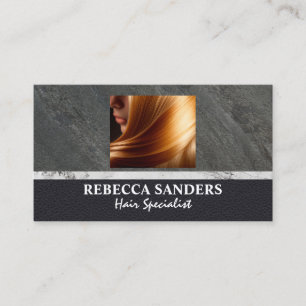 Hair Specialist Salon Womens Beauty Business Card