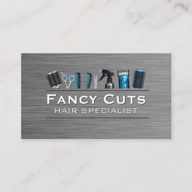 Hair Specialist Tools Business Card (Front)