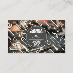 Hair Station   Salon Barber Tools Business Card