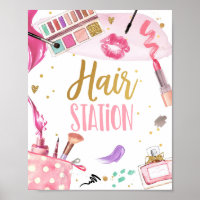 Hair Station Spa Party Makeup Glamour Birthday