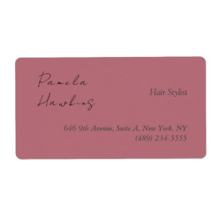 Hair stylish professional plain rose gold colour