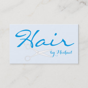 Hair Stylist Appointment - Alice Blue Solid Card