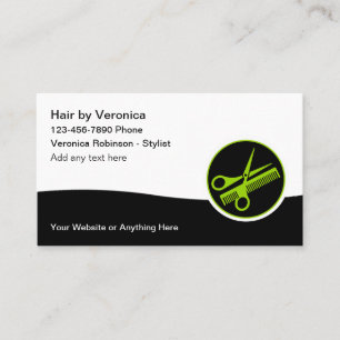 Hair Stylist Appointment Business Cards New Design