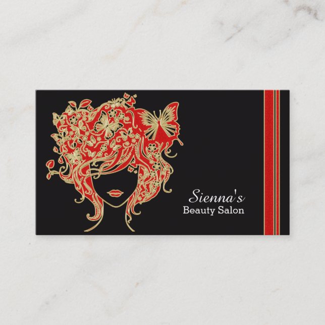 Hair stylist appointment card (Front)