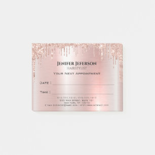 Hair Stylist Appointment Post-it® Notes