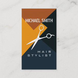 Hair Stylist Appointment Retro Colour Pattern #19 Card