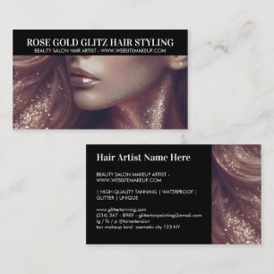 Hair Stylist Artist Retro Photo Business Card