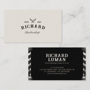 Hair Stylist Barber CUSTOM Business Card
