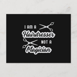 Hair Stylist Barber Scissors Hair Hairdresser Gift Postcard