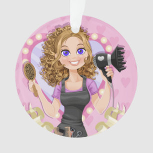 Hair Stylist - Beautician - Hair Salon Ornament