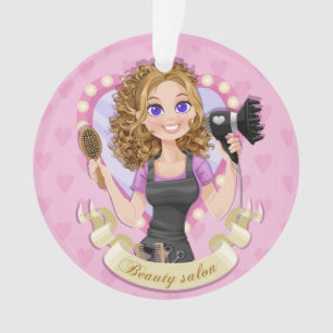 Hair Stylist - Beautician - Hair Salon Ornament
