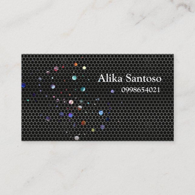 Hair Stylist Business Card (Front)