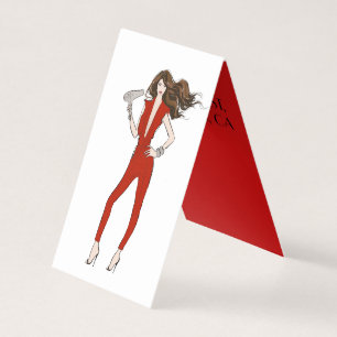 Hair stylist business card