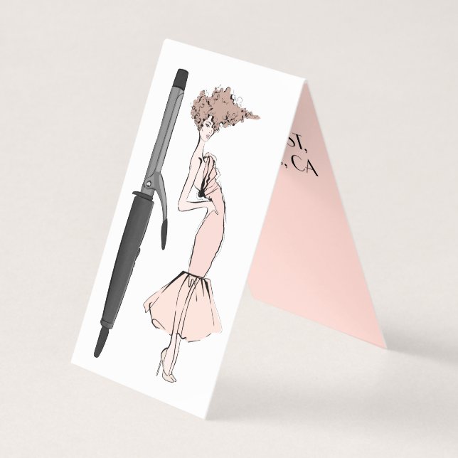 Hair stylist business card (Front)