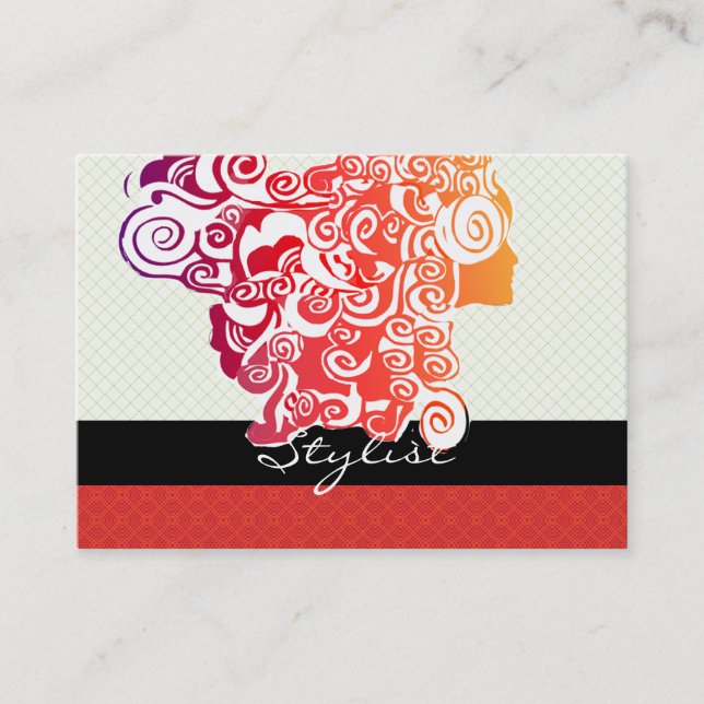 Hair Stylist Business Card (Front)