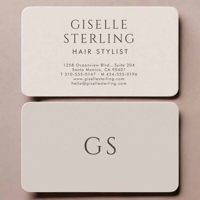 Hair Stylist  Business Card (Creator Uploaded)