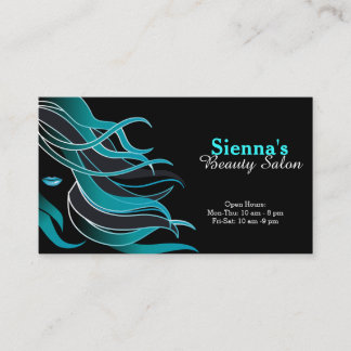 Hair stylist business card