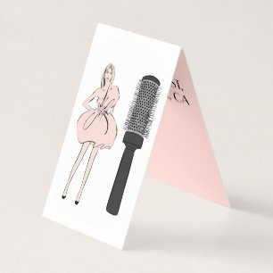 Hair stylist business card