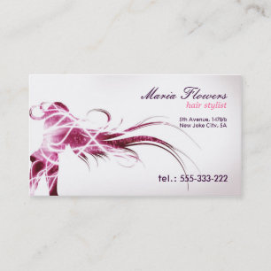 hair stylist business cards