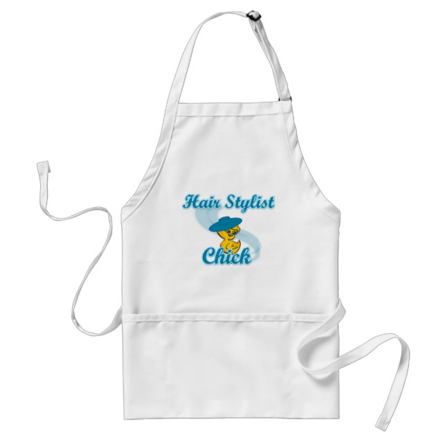 Hair Stylist Chick #3 Standard Apron (Front)