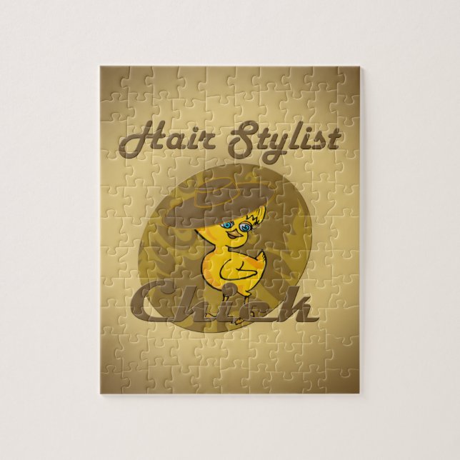 Hair Stylist Chick #6 Jigsaw Puzzle (Vertical)