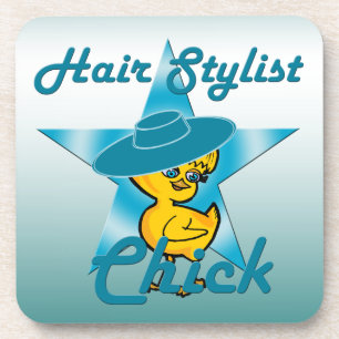 Hair Stylist Chick #7 Coaster