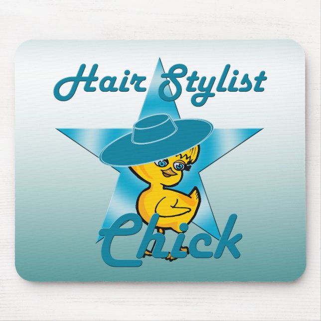 Hair Stylist Chick #7 Mouse Pad (Front)