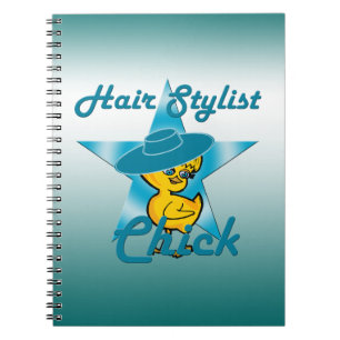 Hair Stylist Chick #7 Spiral Notebook