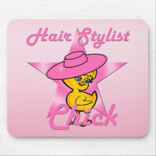 Hair Stylist Chick #8 Mouse Pad
