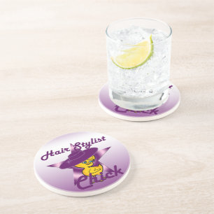 Hair Stylist Chick #9 Coaster