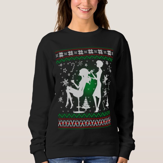 Hair stylist Christmas T-Shirt Sweatshirt (Front)