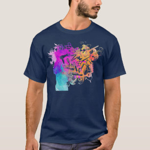 Hair Stylist - Colourful Heart Stylist T-Shirt