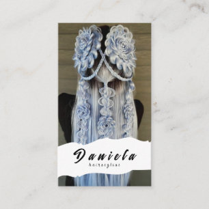 Hair Stylist Cute Scissor Minimalist Blush Pink Business Card