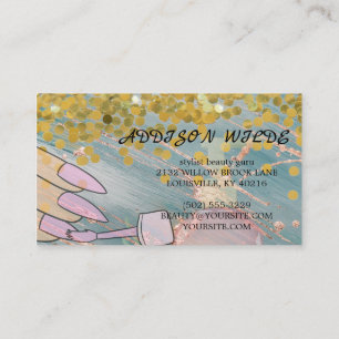  Hair Stylist Cute Scissor Minimalist  Business Card