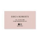 Hair Stylist Cute Typography Black & Blush Pink