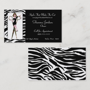 "Hair Stylist Diva" Business Card