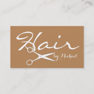 Hair Stylist Elegant Deer Background Business Card